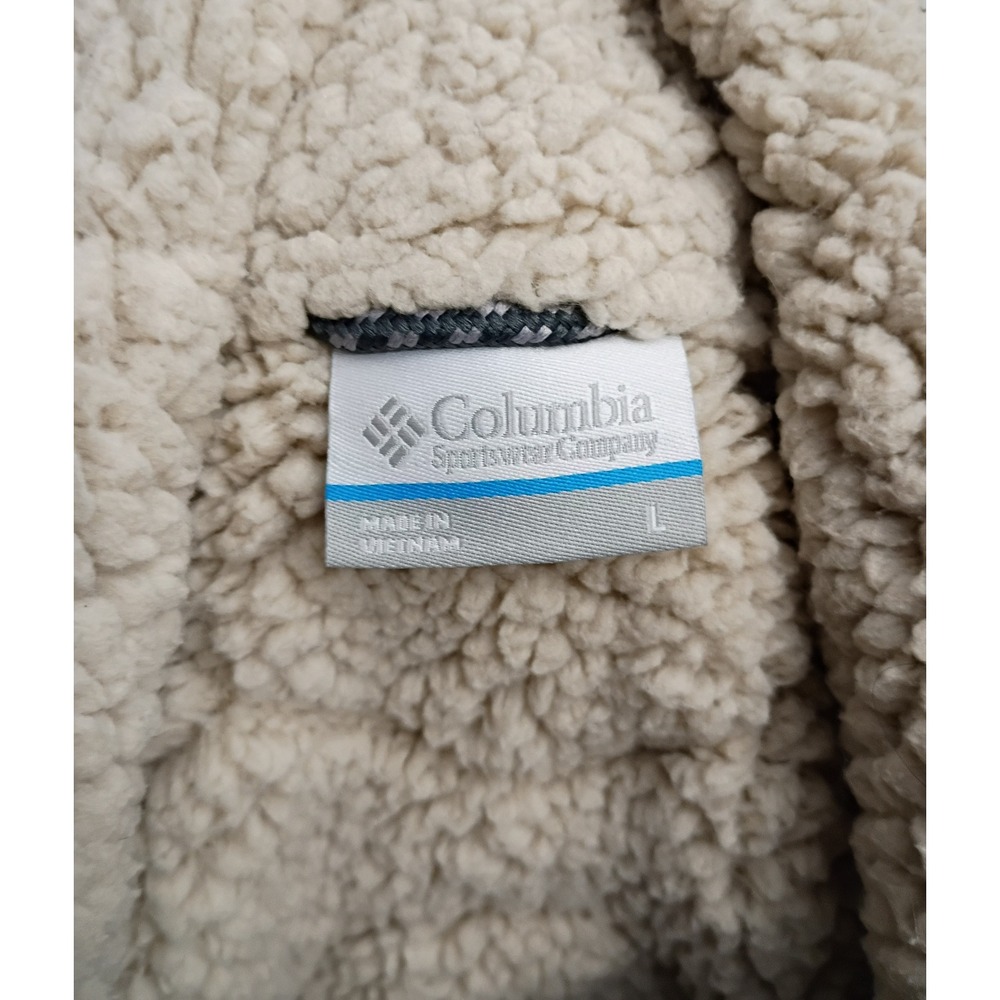 Columbia Birchwood Quilted Sherpa Lined Jacket Brown WL6046 Womens Large - Picture 6 of 10